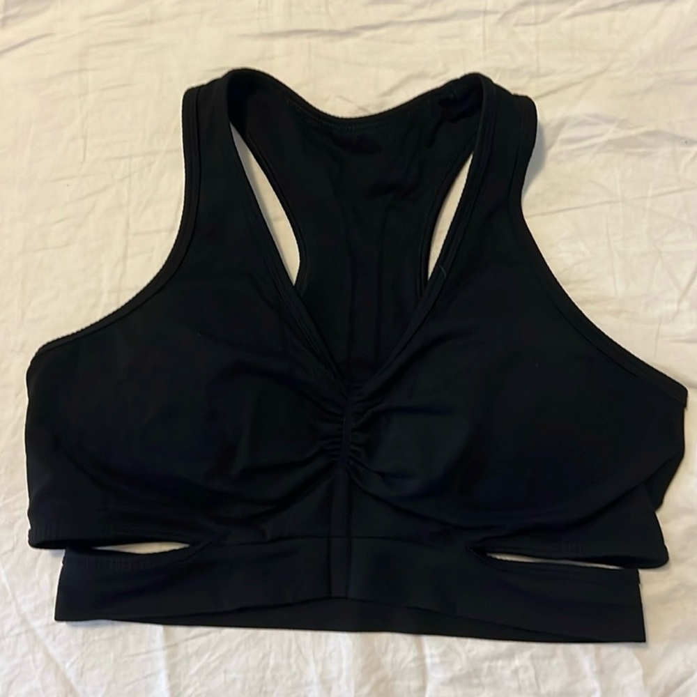 Black Sports Bra